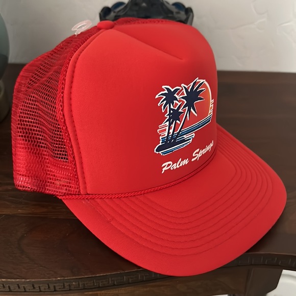 NWT Palm Springs Trucker hat unisex snap back - Picture 4 of 5